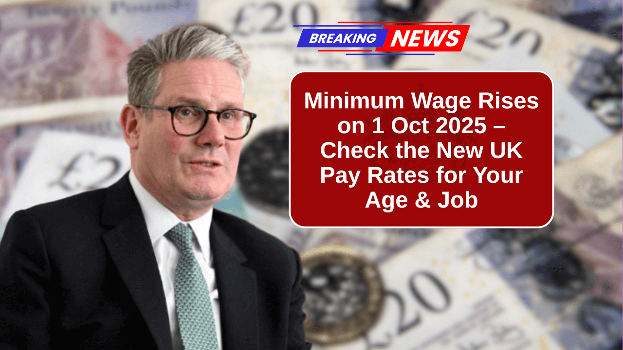 Minimum Wage Rises on 1 Oct 2025 – Check the New UK Pay Rates for Your Age & Job