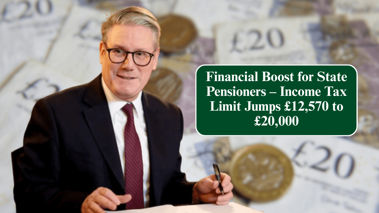 Financial Boost for State Pensioners – Income Tax Limit Jumps £12,570 to £20,000