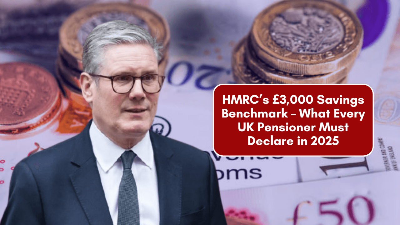HMRC’s £3,000 Savings Benchmark – What Every UK Pensioner Must Declare in 2025