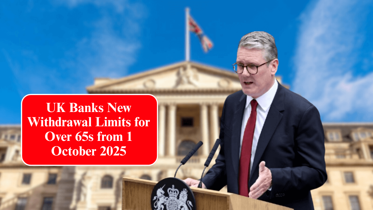UK Banks New Withdrawal Limits for Over 65s from 1 October 2025